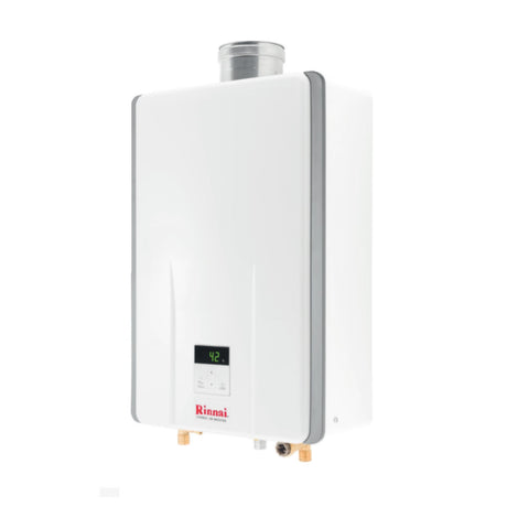 scaldabagno a gas rinnai modello infinity 14i codice reu a1420ffu ng metano completo di kit scarico fumi