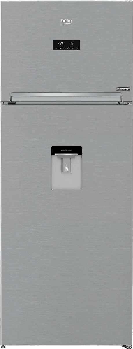 beko frigorifero doppia porta beko rdne455e30dzxbn 402 litri classe f a185xl70xp655 no frost compressore prosmart metallico ean 8690842380266