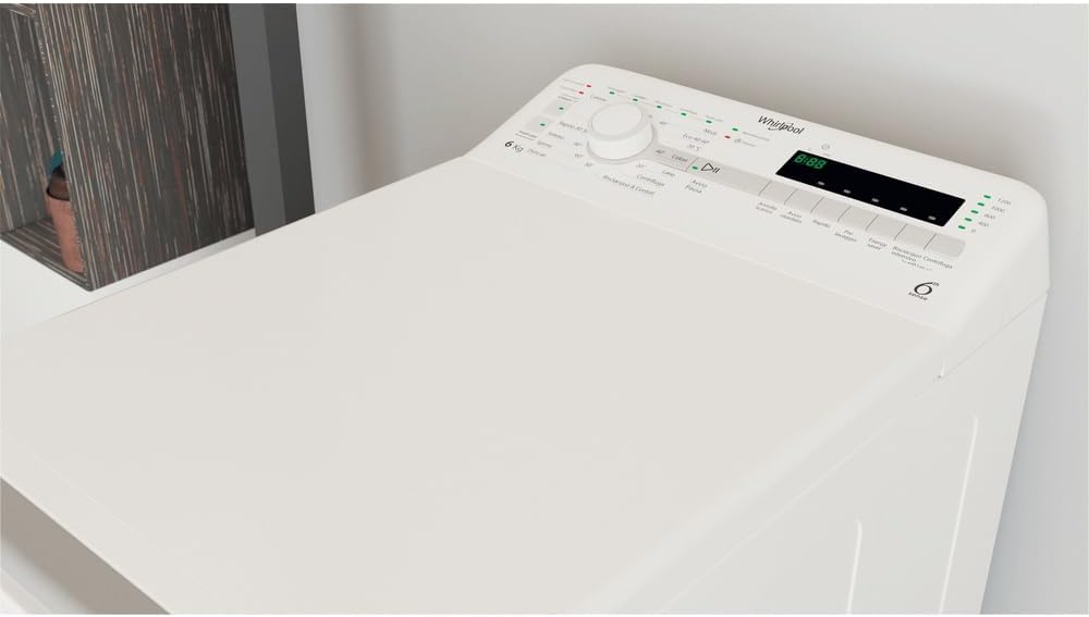 whirlpool lavatrice a carico dallalto whirlpool 6 kg 1200 giri classe c a90xl40xp60 tecnologia 6 senso ean 8003437051623