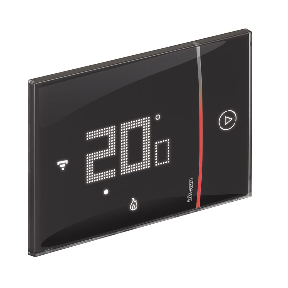 bticino termostato connesso bticino smarther 2 with netatmo nero wi fi integrato xg8002
