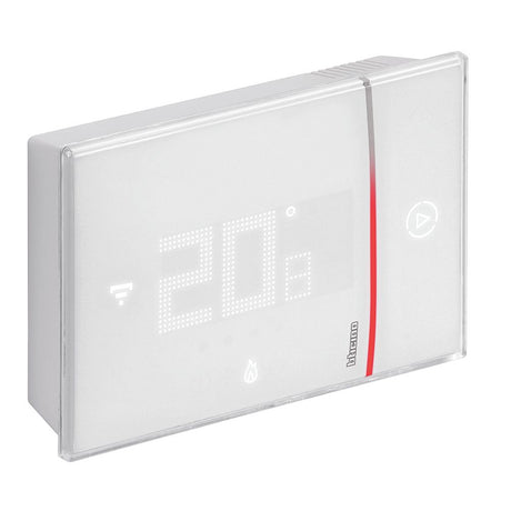 bticino termostato connesso bticino smarther 2 with netatmo a parete bianco wi fi integrato xw8002w