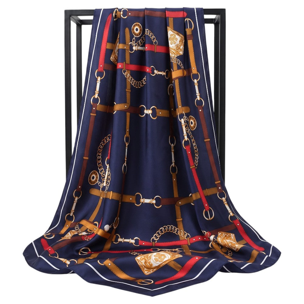 Foulard Style Équestre Luxe Vintage
