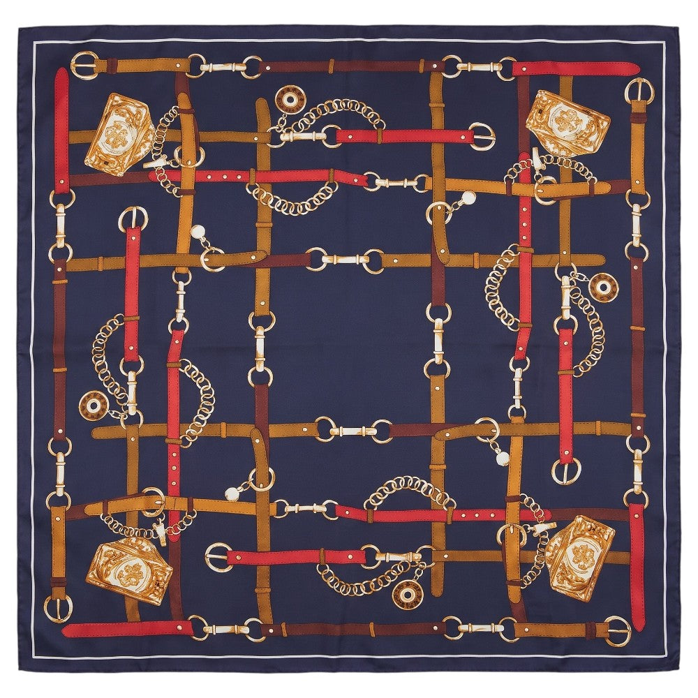 Foulard Style Équestre Luxe Vintage