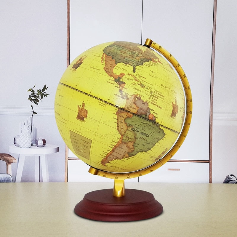 Vintage Illuminated Globe