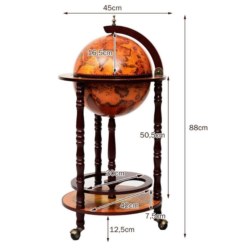 Vintage Bar Globe