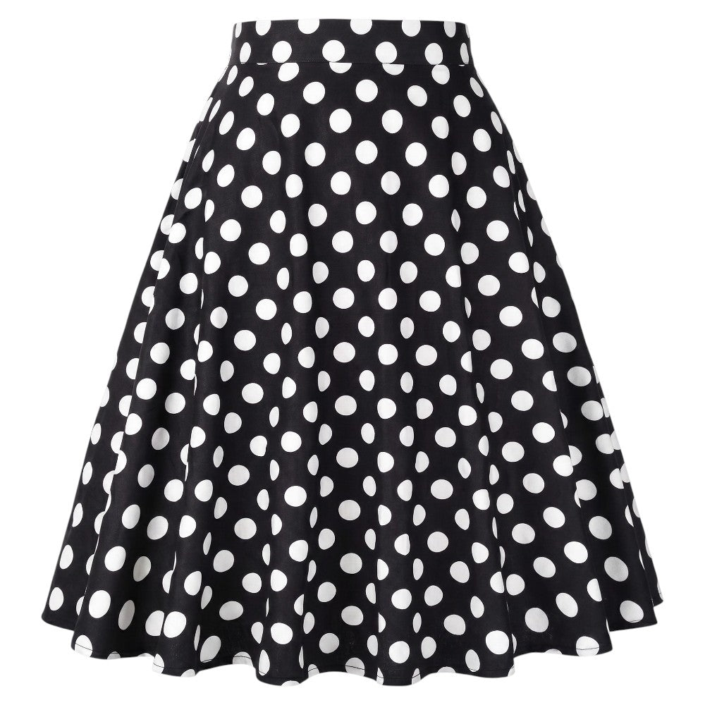 Vintage Polka Dot Skirt