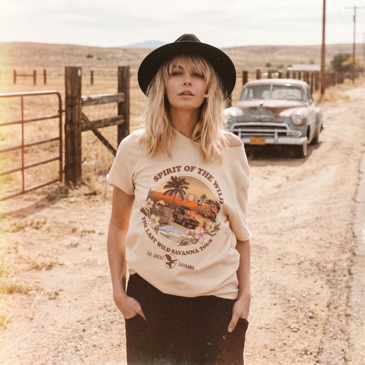 T-Shirt Graphique Vintage