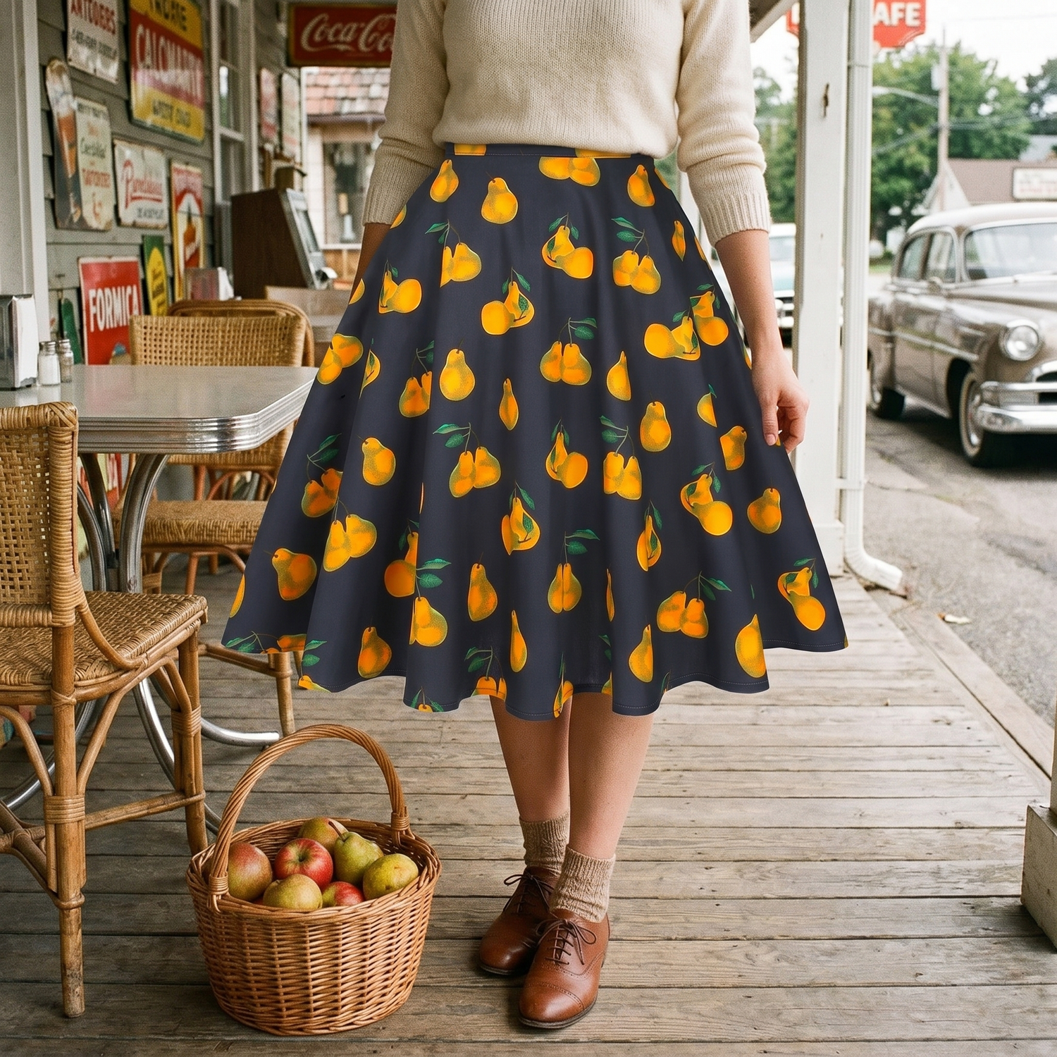 Vintage Pears Skirt 