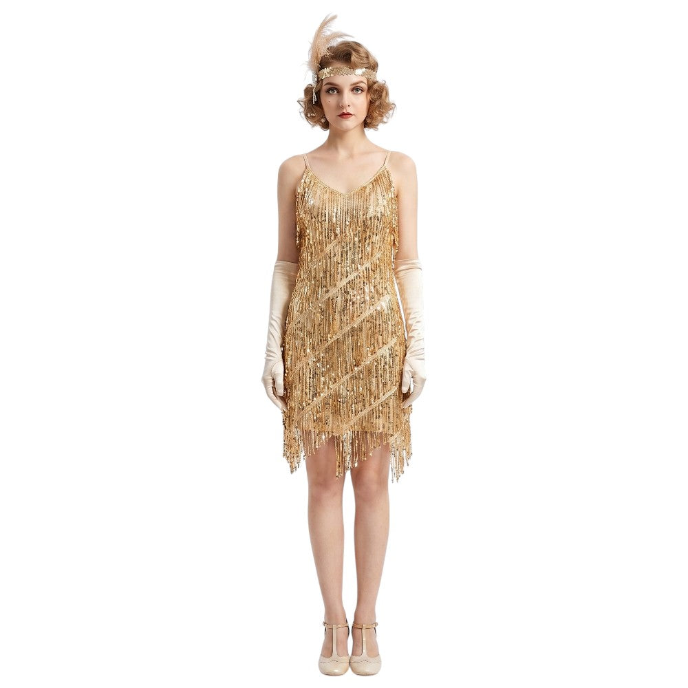 Gatsby Fringed Dress