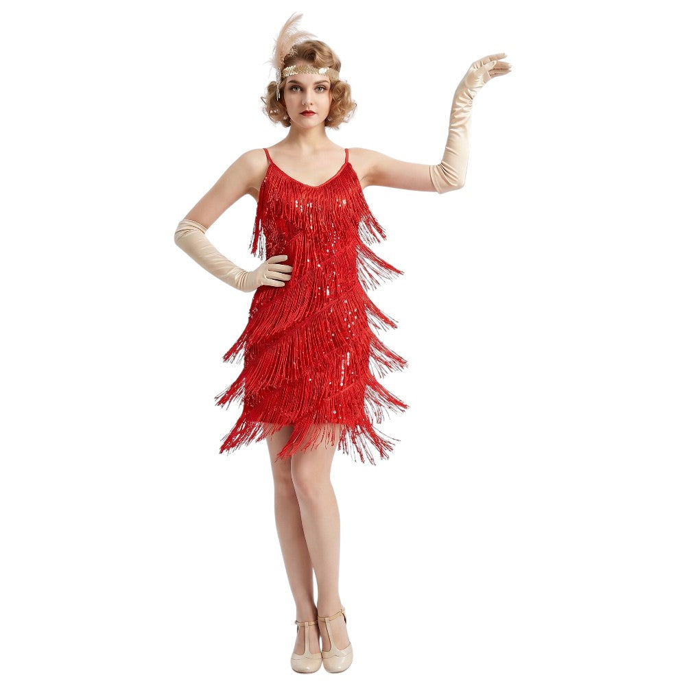 Gatsby Fringed Dress