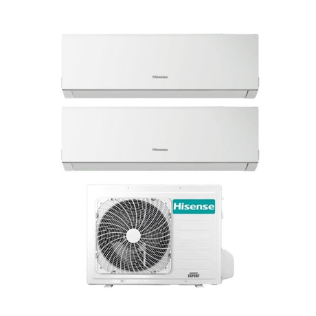 area occasioni climatizzatore condizionatore hisense dual split inverter serie new comfort 9_12 con 2amw42u4rgc r 32 wi fi optional 9000_12000