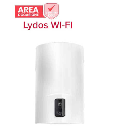 ariston area occasioni 2263 scaldabagno elettrico murale ariston lydos wi fi integrato 50 litri classe b 3201560