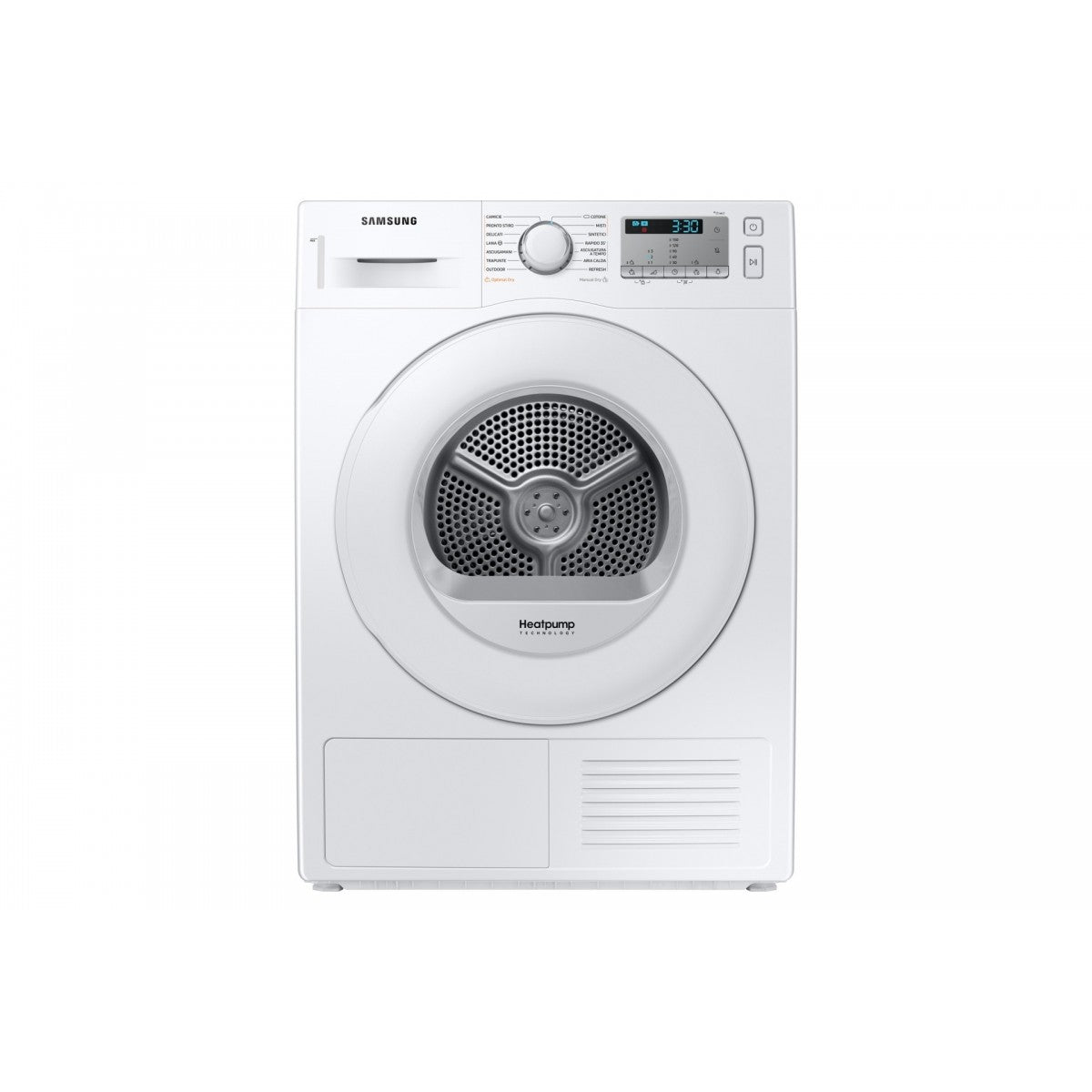 asciugatrice a carica frontale 9 kg samsung dv90ta040th crystal ecodry classe a__