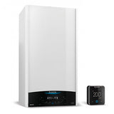 caldaia a gas ariston genus one net 35 kw metano completa di kit scarico fumi