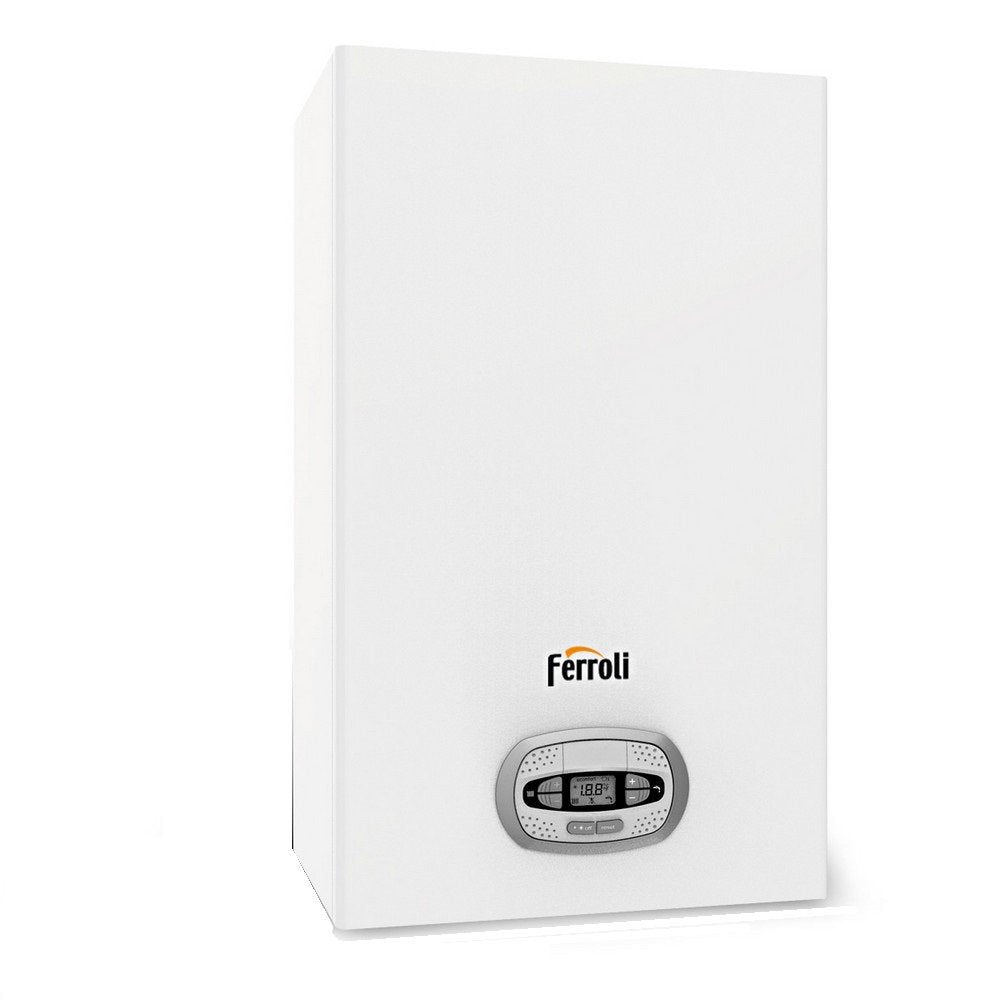 caldaia a gas ferroli bluehelix tech rrt 34c metano o gpl completa di kit scarico fumi new