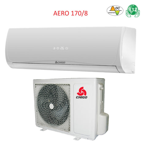 climatizzatore condizionatore chigo aero r 32 9000 btu a__ cod. cs 25v3g 1c170ay4a 6797