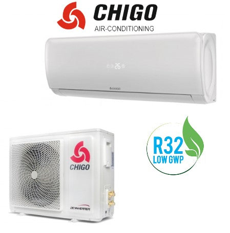 climatizzatore condizionatore chigo inverter serie amber 24000 btu cs 61v3g r 32 classe a__ 4141