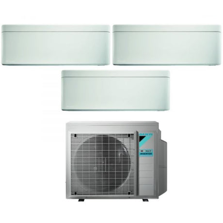 climatizzatore condizionatore daikin bluevolution trial split inverter serie stylish white 7_9_12 con 3mxm68m n r 32 wi fi integrato 7000_9000_12000 colore bianco