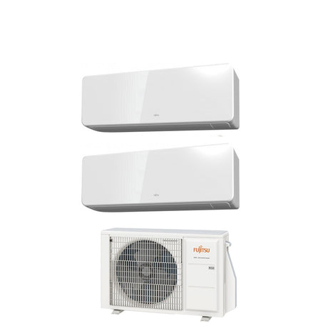 climatizzatore condizionatore fujitsu dual split inverter serie kg 7_12 con aohg18kbta2 r 32 wi fi optional 7000_12000