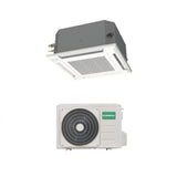 climatizzatore condizionatore fujitsu general cassetta a flusso d aria circolare inverter trifase 54000 btu aux54krlb et con comando e con pannello