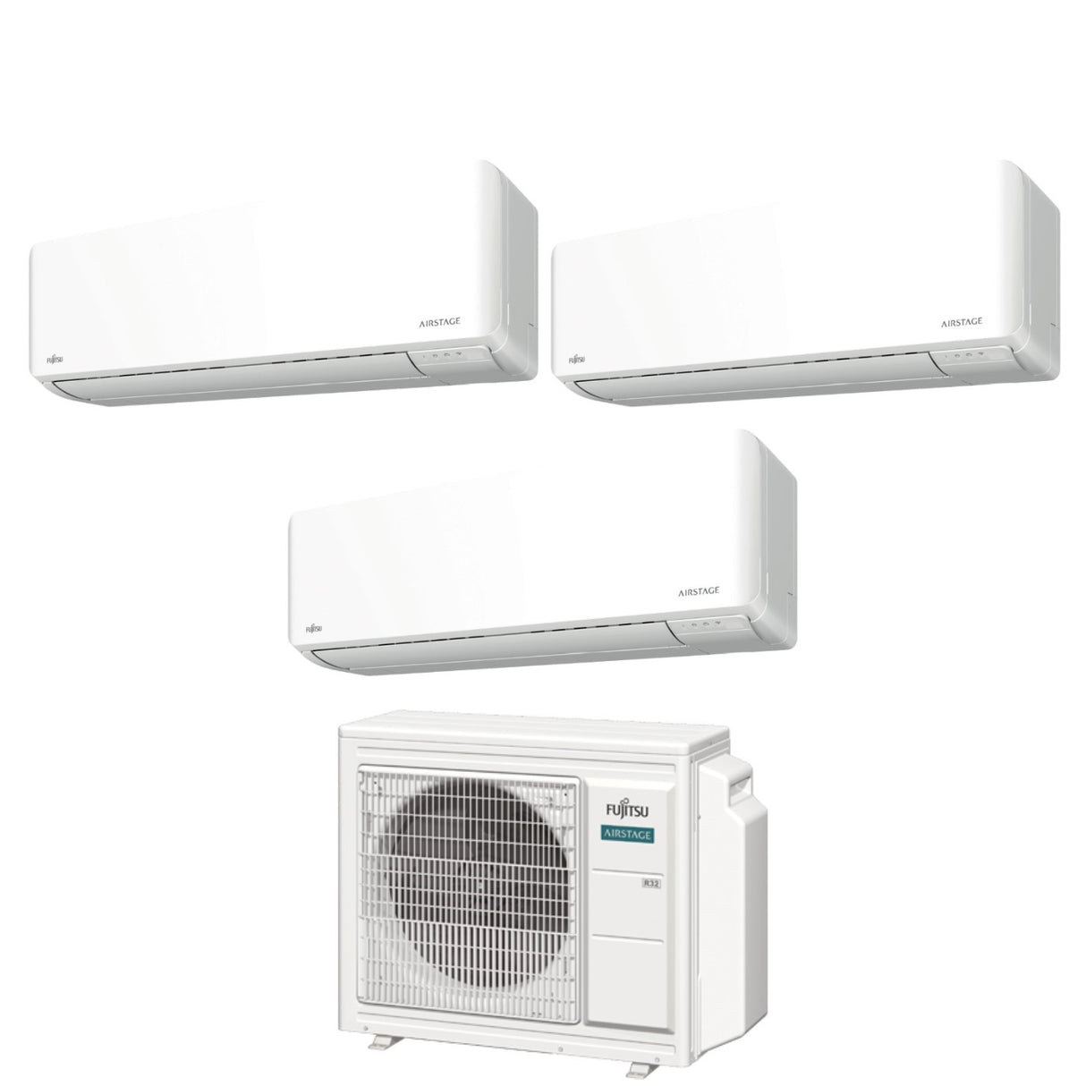 climatizzatore condizionatore fujitsu trial split inverter serie km 7_7_14 con aoyg24kbta3 r 32 wi fi integrato 7000_7000_14000