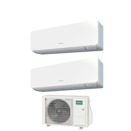 climatizzatore condizionatore general fujitsu dual split inverter serie kgtb 7_14 con aohg18kbta2 r 32 wi fi optional 7000_14000