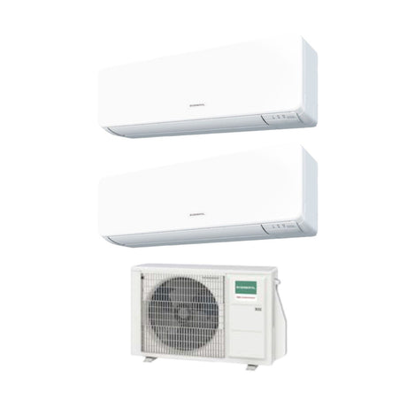climatizzatore condizionatore general fujitsu dual split inverter serie kmtb 9_9 con aohg14kbta2 r 32 wi fi optional 9000_9000