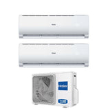climatizzatore condizionatore haier dual split inverter serie geos plus 9_9 con 2u50meffra r 32 9000_9000