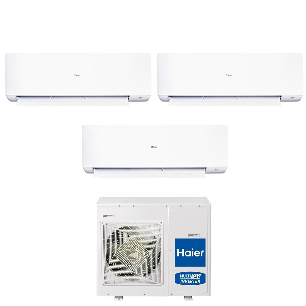 climatizzatore condizionatore haier trial split inverter serie expert 12_12_12 con 4u75s2sr5fa r 32 wi fi integrato 12000_12000_12000