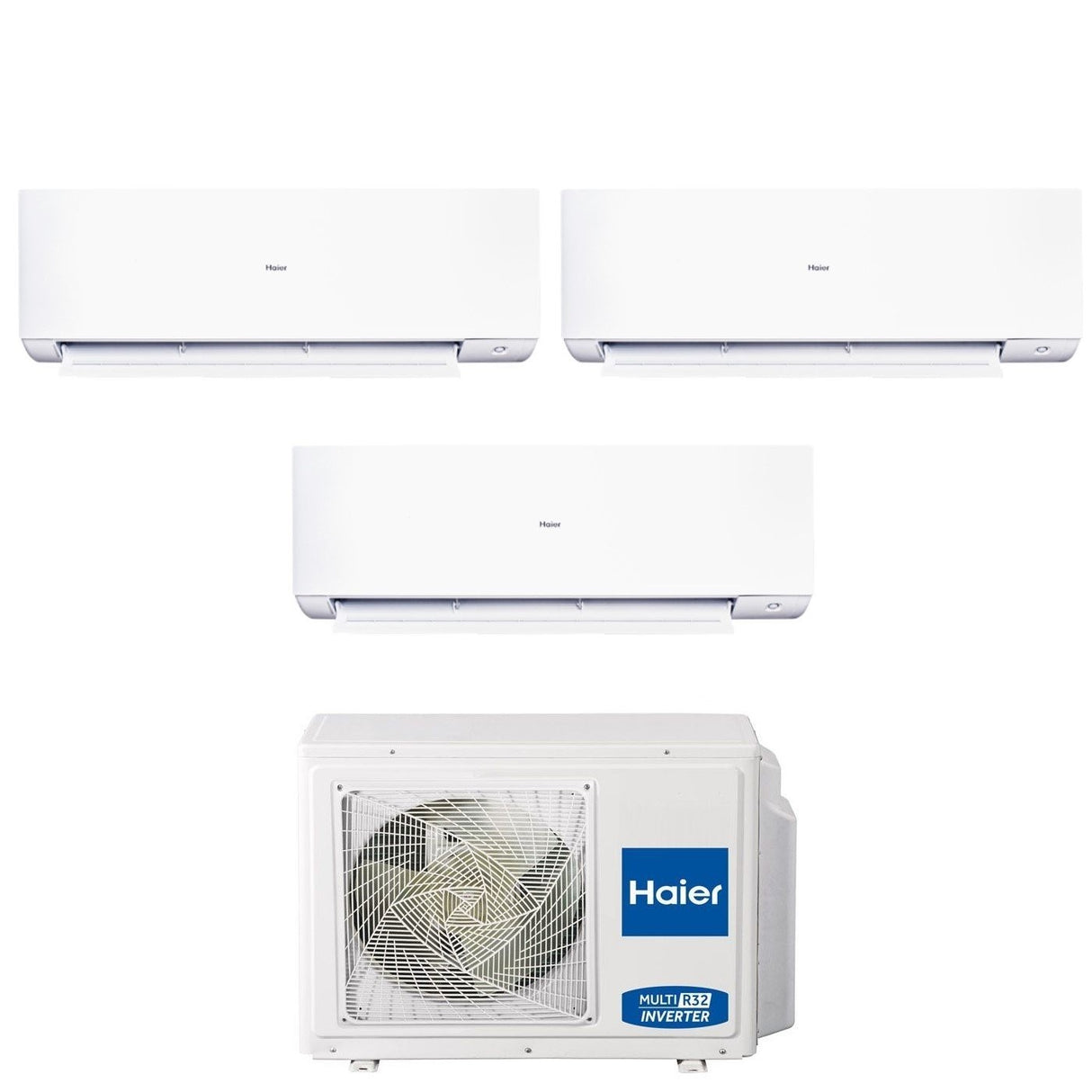 climatizzatore condizionatore haier trial split inverter serie expert 7_7_12 con 3u55s2sr5fa r 32 wi fi integrato 7000_7000_12000