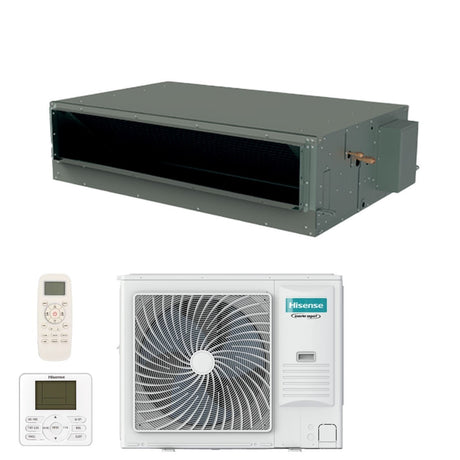 climatizzatore condizionatore hisense canalizzato 60000 btu aud175ux4shh3 comando a filo incluso