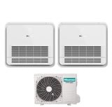 climatizzatore condizionatore hisense dual split console 9_12 con 2amw42u4rgc r 32 wi fi optional telecomando di serie incluso 9000_12000
