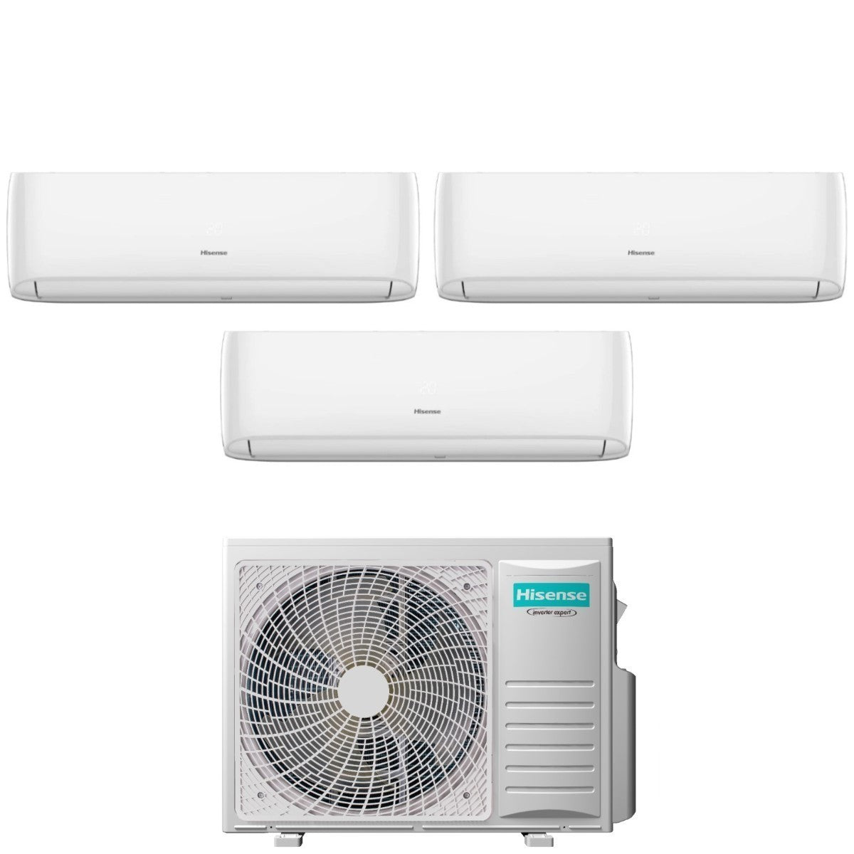 climatizzatore condizionatore hisense trial split inverter serie hi comfort 7_7_9 con 3amw72u4rfa r 32 wi fi integrato 7000_7000_9000 novita