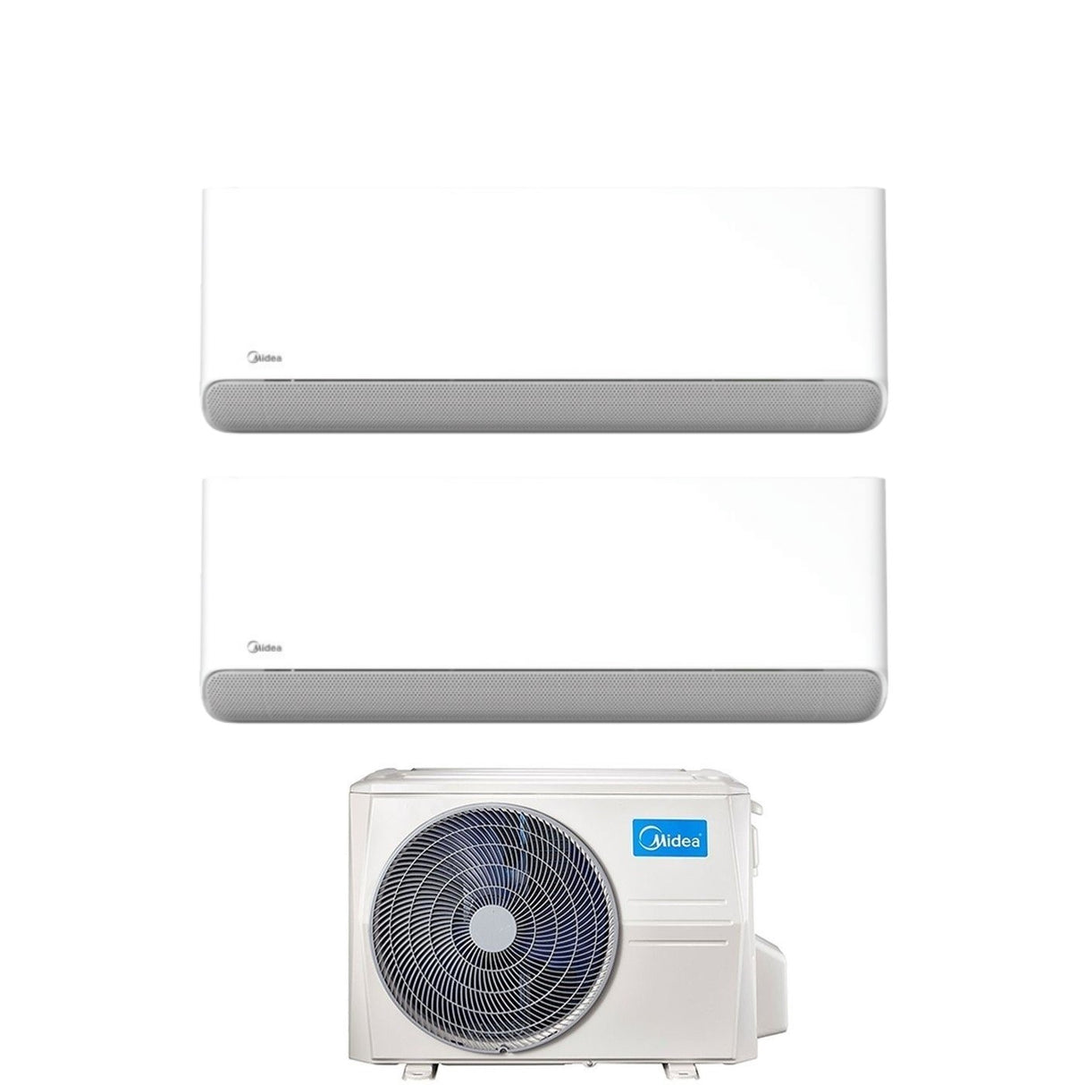 climatizzatore condizionatore midea dual split inverter serie breezeless e 9 12 con m3og 21hfn8 q r 32 wi fi integrato 9000 12000