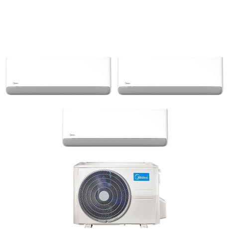 climatizzatore condizionatore midea trial split inverter serie breezeless e 9+12+12 con m3oa 27hfn8 q r 32 wi fi integrato 9000+12000+12000