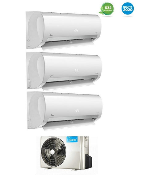 climatizzatore condizionatore midea trial split inverter serie prime 9_12_12 con m3o 27nf8 r 32 9000_12000_12000 btu copia