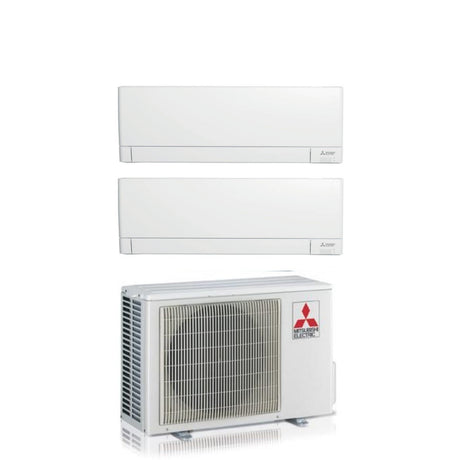 climatizzatore condizionatore mitsubishi electric dual split inverter linea plus serie msz ay 9_12 con mxz 2f42vf r 32 wi fi integrato 9000_12000