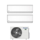 climatizzatore condizionatore panasonic dual split inverter serie etherea white 9_12 con cu 2z50tbe r 32 wi fi optional 9000_12000 bianco new 2018