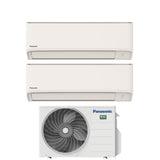climatizzatore condizionatore panasonic dual split serie tz 7_18 con cu 2z50tbe r 32 wi fi optional 7000_18000
