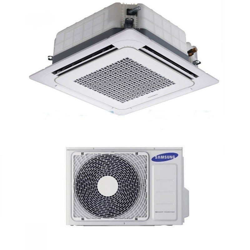 climatizzatore condizionatore samsung mini cassetta a 4 vie 21000 btu ac060nnndkh r410a con comando a filo