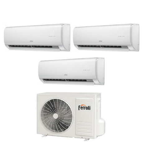 climatizzatore condizionatore trial split inverter ferroli giada m 9000_9000_18000 btu con 27 3 wi fi integrato alexa e google home 9_9_18 novita