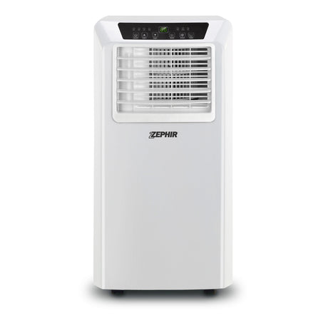 climatizzatore portatile zephir 9000 btu classe a a zpc9000h gas r290 con pompa di calore