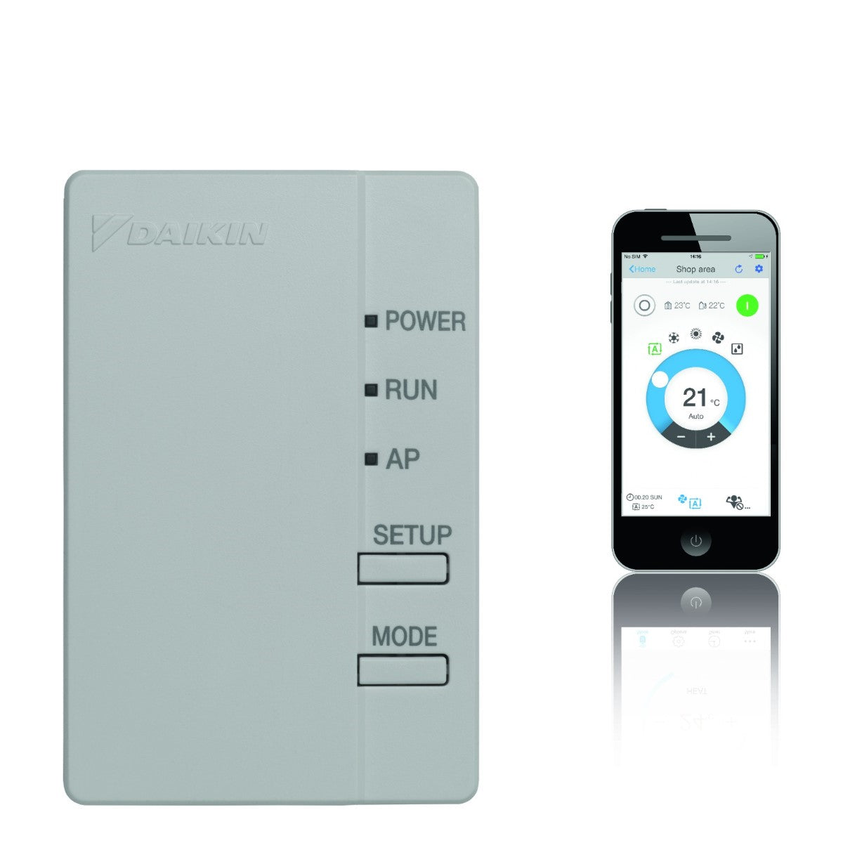 controllo interfaccia wi fi per climatizzatori condizionatori daikin brp069b45
