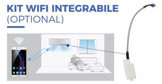 controllo kit wi fi per climatizzatore condizionatore gree muse 7335