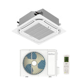 daitsu condizionatore a cassetta daitsu 36000 btu aud36tkdbs trifase r 32 wi fi optional con telecomando e griglia