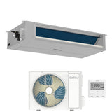 daitsu condizionatore canalizzato daitsu 42000 btu acd42kdbs trifase r 32 wi fi integrato con comando a filo