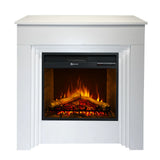 divina fire camino elettrico da terra divine fire bellini in legno bianco