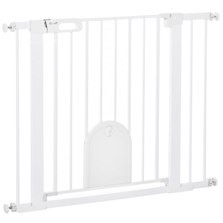 easycomfort easycomfort cancellino per cani regolabile con porta piccola e chiusura automatica 75 103x76cm bianco