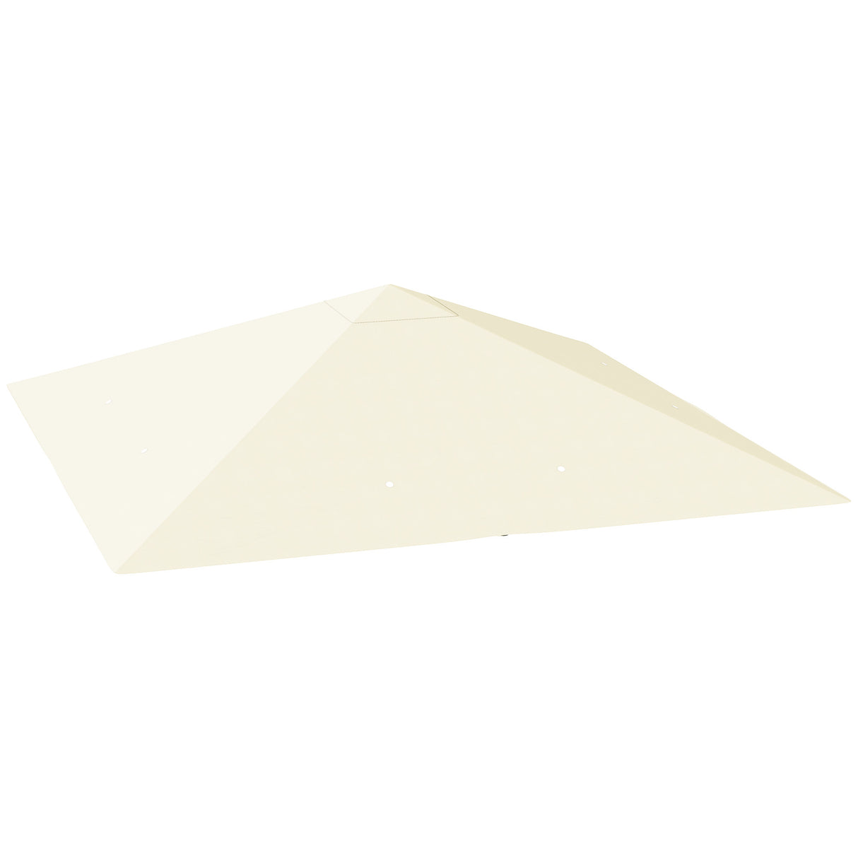 easycomfort easycomfort copertura per gazebo 3x3 m da giardino con 8 fori di drenaggio in tessuto oxford 600d bianco crema