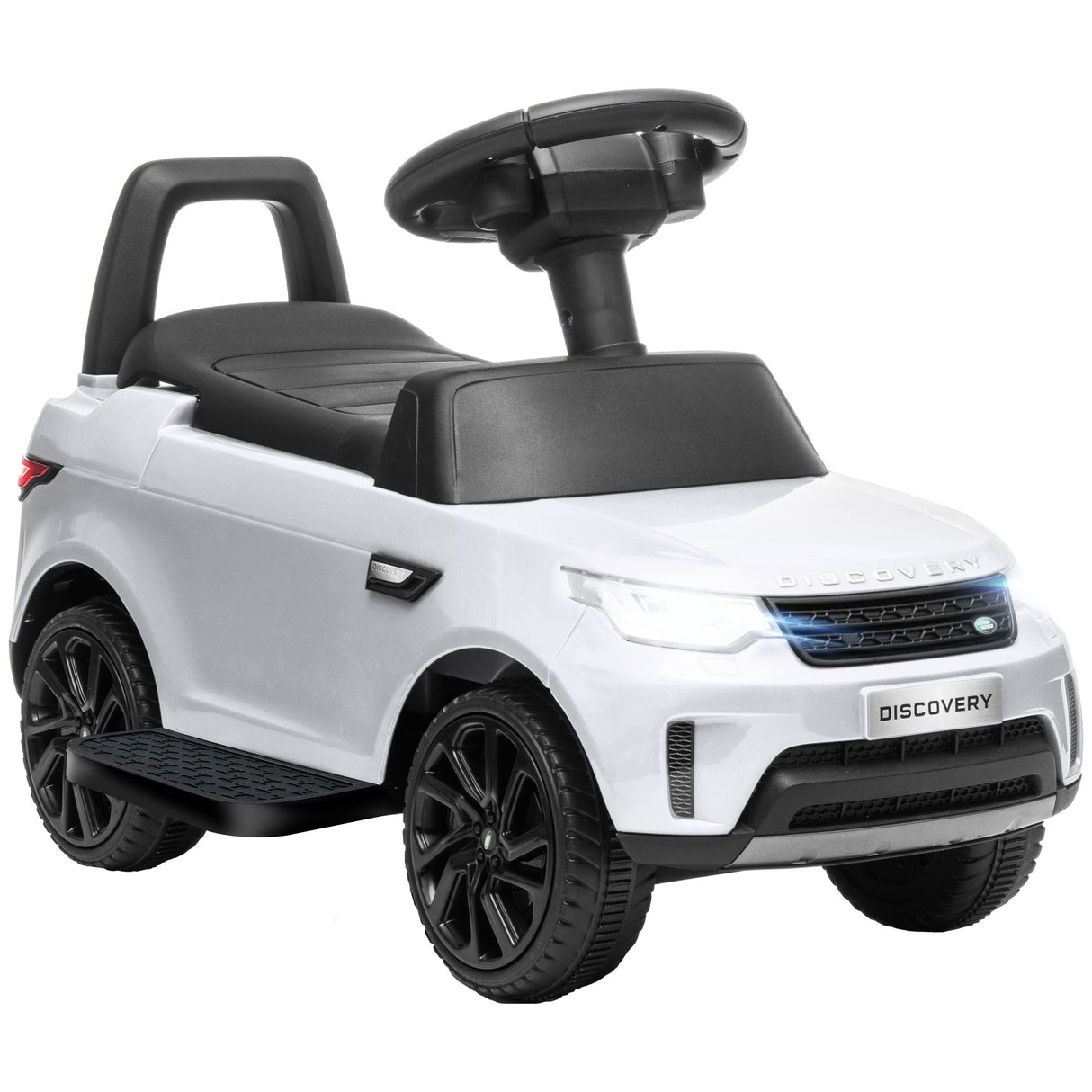 easycomfort easycomfort macchina elettrica per bambini 18 mesi a 5 anni con musica e clacson auto a 6v elettrico e a spintavelocita 3kmh bianco